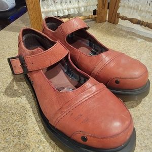 Dr Martens Mary Janes Reddish/ Brown Sz 7